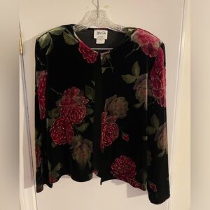 Vintage black velvet Jeffrey & Dara size 12